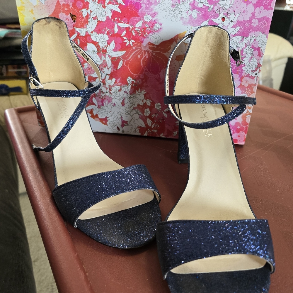 Sapphire Blue heel shoes